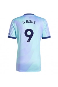 Fotbalové Dres Arsenal Gabriel Jesus #9 Třetí Oblečení 2024-25 Krátký Rukáv